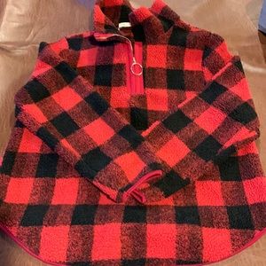 And the Why Buffalo Plaid Fleece Quarter Zip